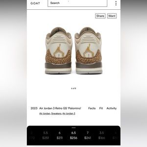 Jordan Retro 3 “Palomino”